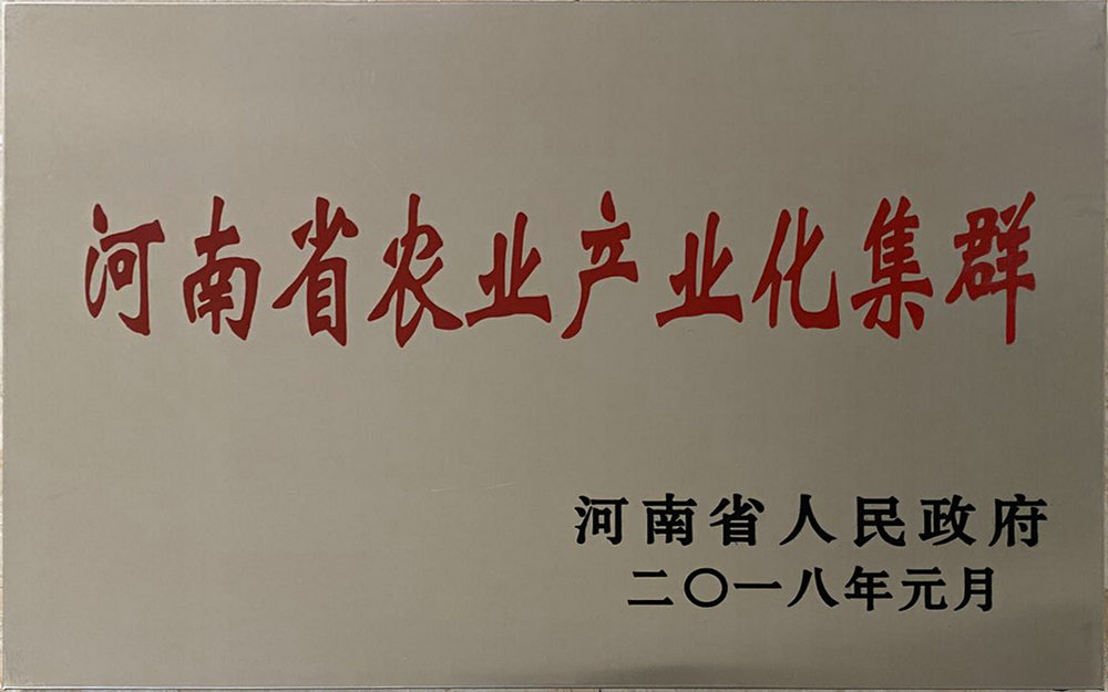 河南省農業(yè)產業(yè)化集群